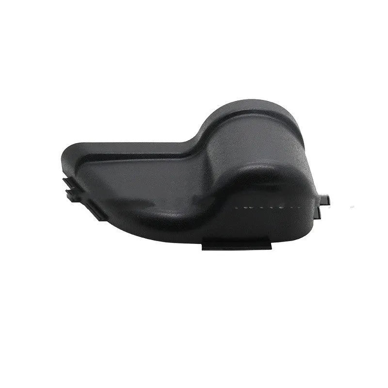 Black ABS plastic storage box mounted on a Jeep Wrangler interior door panel.