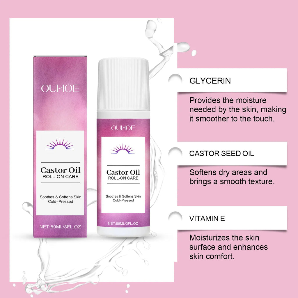 89ml skin moisturising ball treatment oil bottle with universal skin type labelling