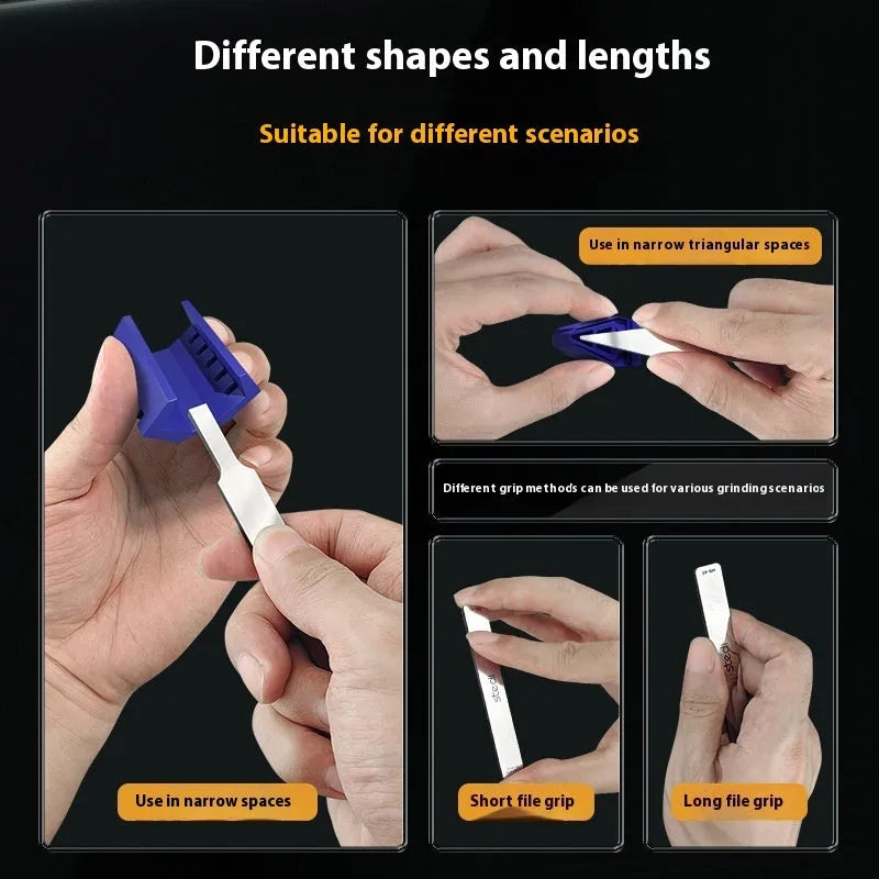 MS series glass polishing file tool for mirror edge finishing and surface polishing