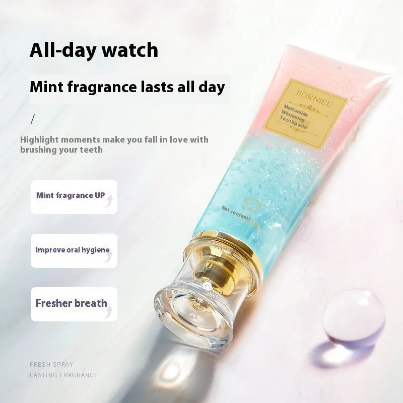 Nicotinamide dazzling white toothpaste in 100g packaging for adult oral hygiene and whitening