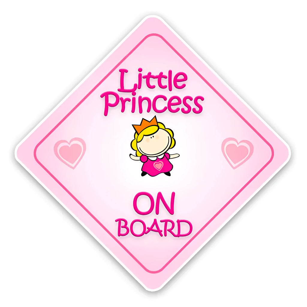 Baby on Board reflective car stickers showing baby and bottle designs in PET material for vehicle safety