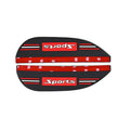 Pair of car rearview mirror rain shields in smiling face black on a vehicle side mirror