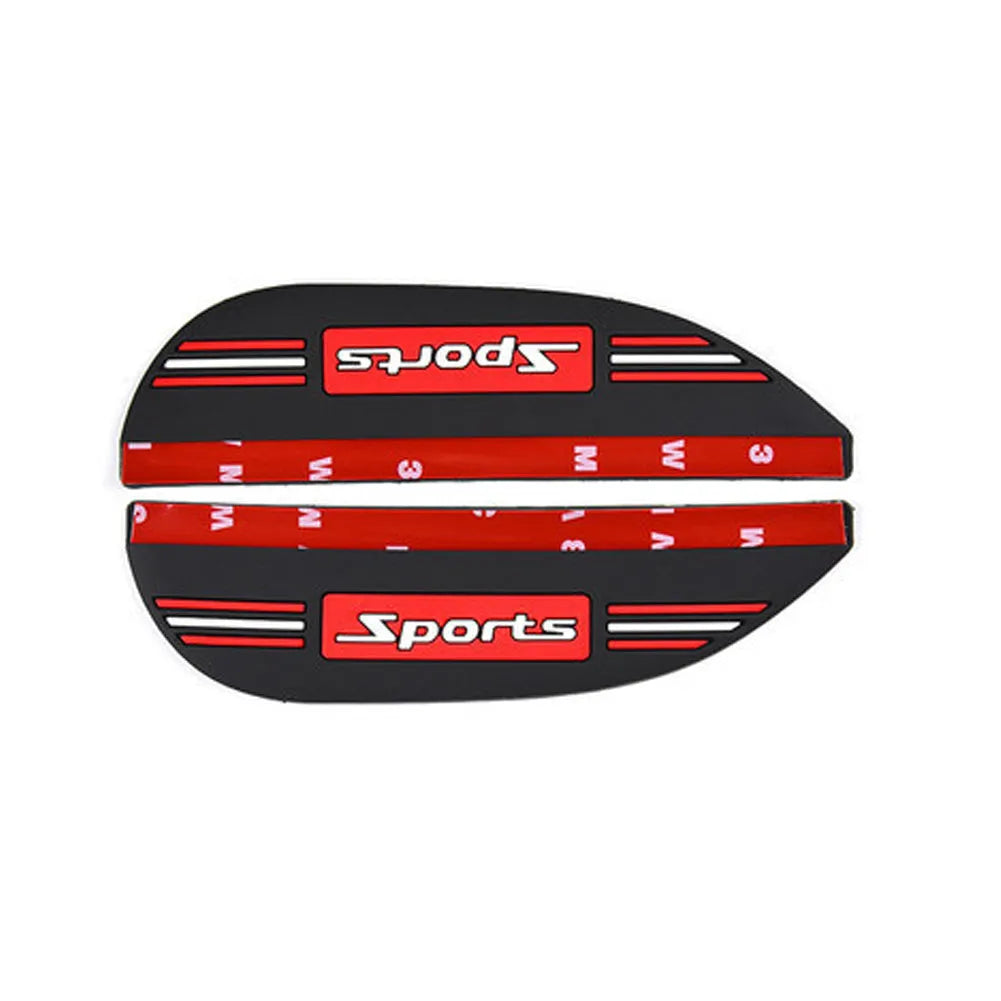 Pair of car rearview mirror rain shields in smiling face black on a vehicle side mirror