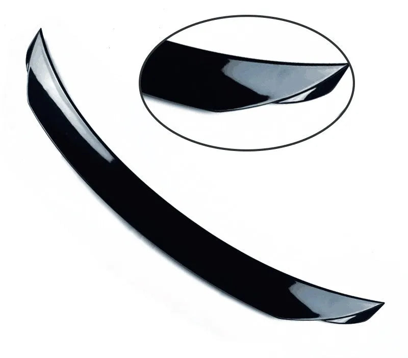 Mazda 3 Axela Exela bright black sports blade tail trim with large fixed wind surround