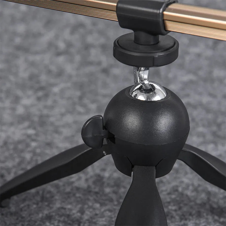 Aluminium alloy ice fishing rod holder bracket with tripod legs