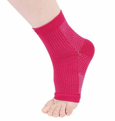 Compression foot sleeve for men women anti fatigue ankle support breathable nylon moisture wicking