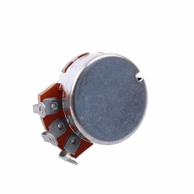Metal electric guitar potentiometer knob for volume and tone controls