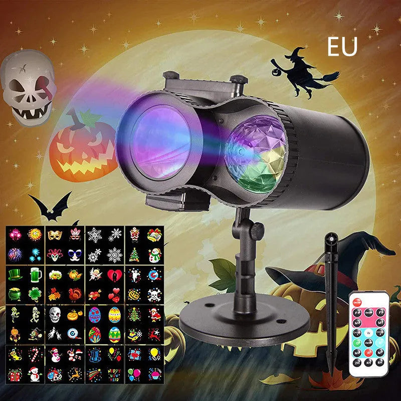 Outdoor waterproof double tube animated watermark LED light with IP65 rating.
