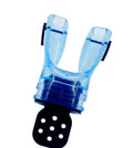 110mm edible silicone diving mouthpiece in multiple colour options including black, white, blue and transparent