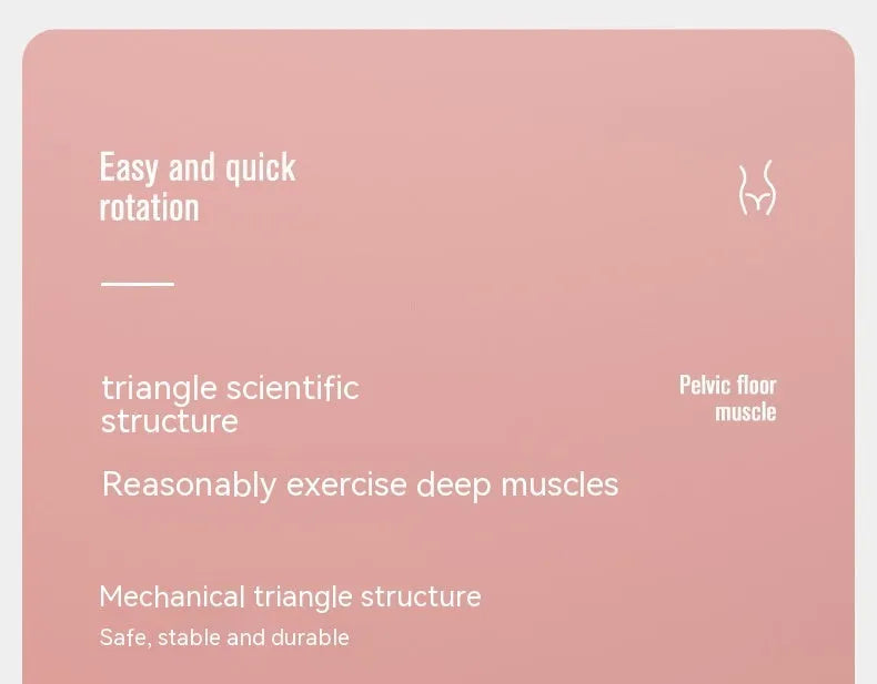 A pelvic floor muscle trainer with a counter, shown in gray, made from ABS plastic with foam-covered springs.