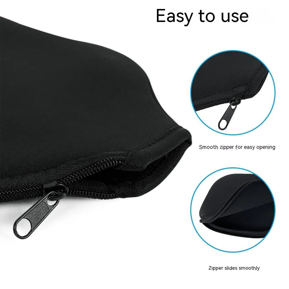 Peak Racket Protective Sleeve black neoprene cover for table tennis racket