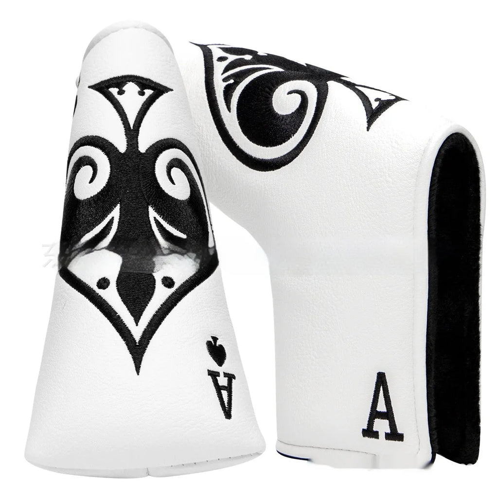A single PU golf putter sleeve, a protective cover for a golf club.