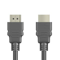 Black HDMI data cable with nickel-plated connectors for set-top box video connections