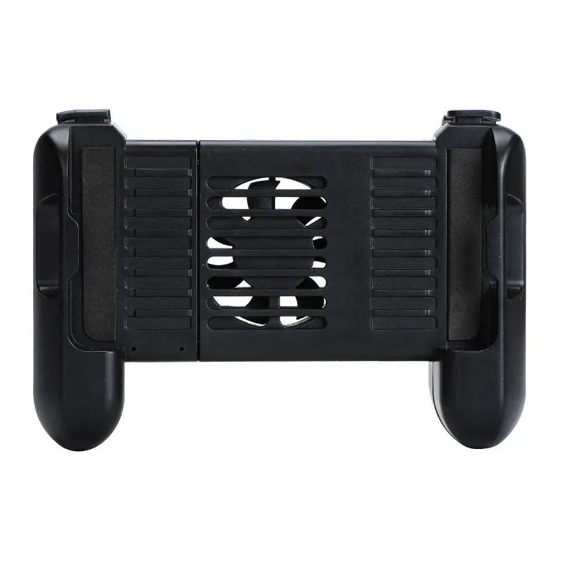 Black Bluetooth cooling game controller for iPhone with 10-hour battery