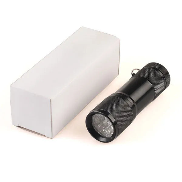 Black aluminium alloy Smart Vein Locator device for medical vein identification.