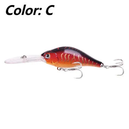 Floating Rock Little Fat Man 10.5cm deep diving fishing lure in multiple colours
