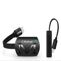Black compact HDMI mirroring dongle for smartphone to TV with 1080p output.