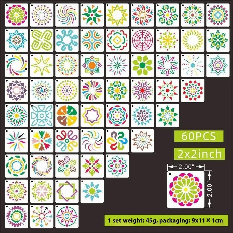 700 milky white PET film spray painting templates showing flower, animal, ocean, Hawaii, and letter designs
