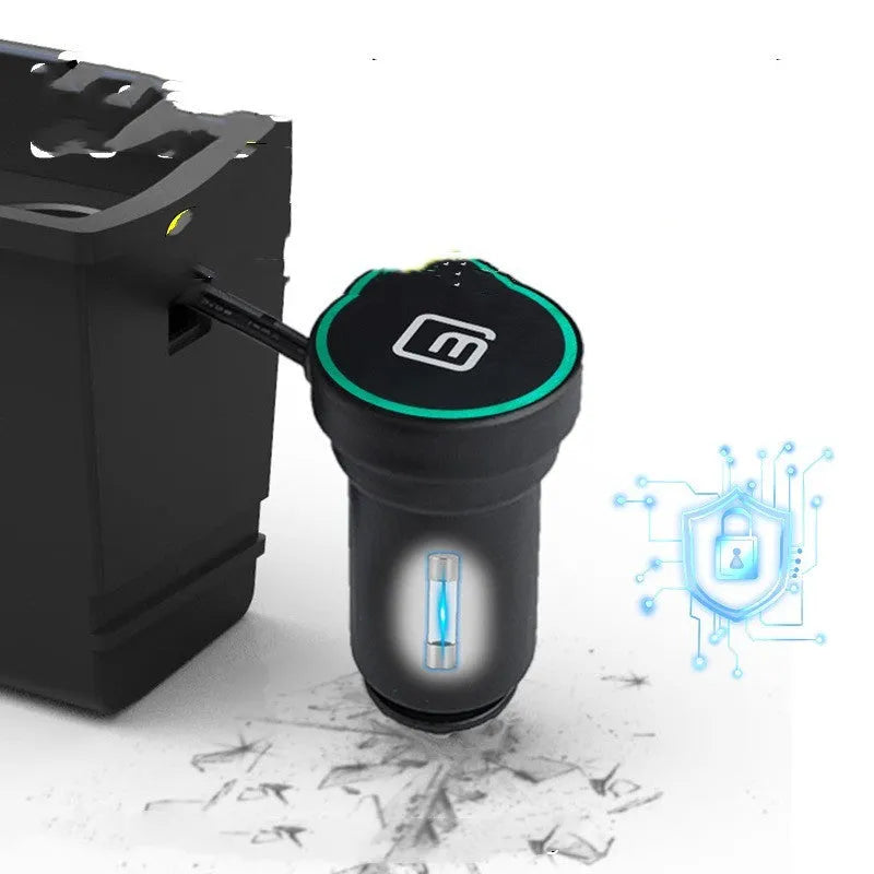 Volkswagen Lavida Pola Weiling car charger with QC3.0 fast charging for Android and Apple devices