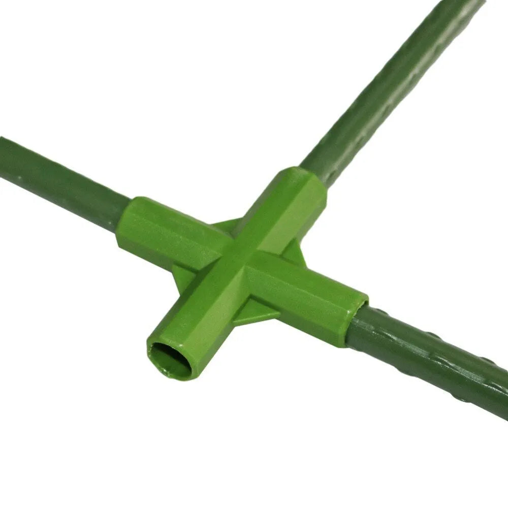 PP plant support connector joint for 11mm garden stakes and greenhouse frames