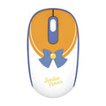 Pink Sailor Moon wireless computer mouse with 2.4GHz wireless connection and cartoon character design