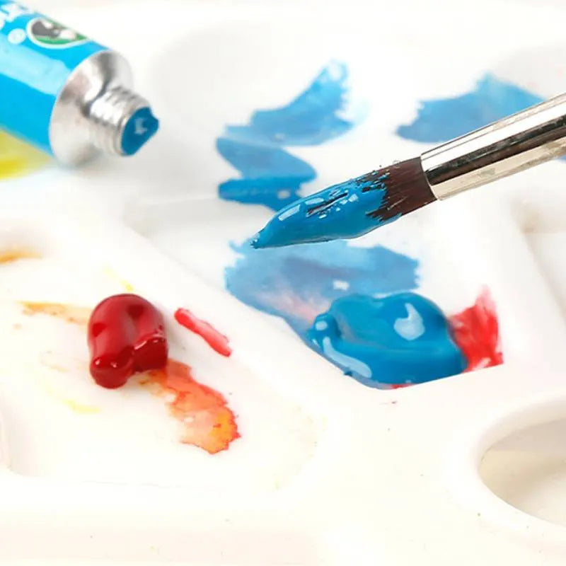 Box of gouache paint tubes in 12, 18, or 24 colour sets with 5ml or 12ml sizes.