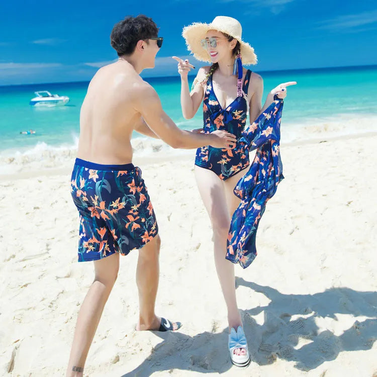 Plus size belly covering one-piece swimsuit in colour 8202-8, polyester and spandex, tight fit, sizes M to XXXXL