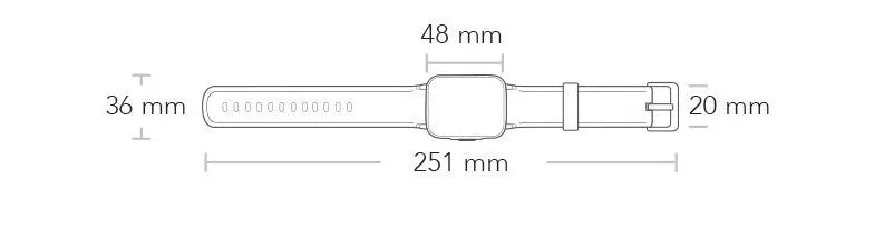 Black waterproof smart fitness bracelet with a 1.4-inch touchscreen on a silicone wristband.