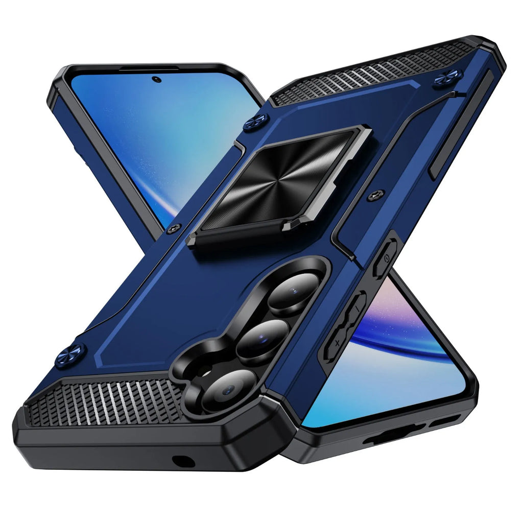 Anti drop magnetic rotating wristband phone case for Samsung A05S A15 A24 A25 A35 A55 in black
