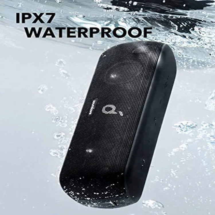 Black subwoofer Bluetooth speaker with 5.1 channel surround sound and 30W output