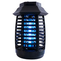 Black aromatherapy mosquito lamp for indoor insect control with UV or LED tube options