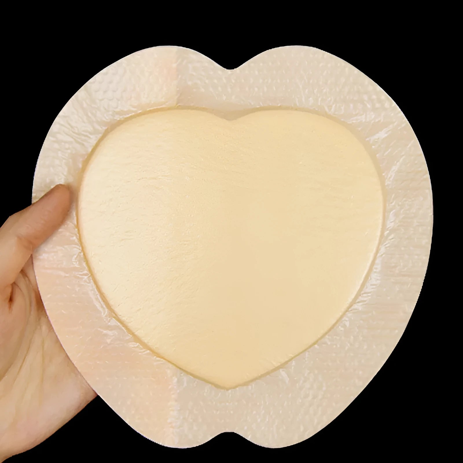Skin-coloured large silicone bedsore sticker dressing for pressure relief