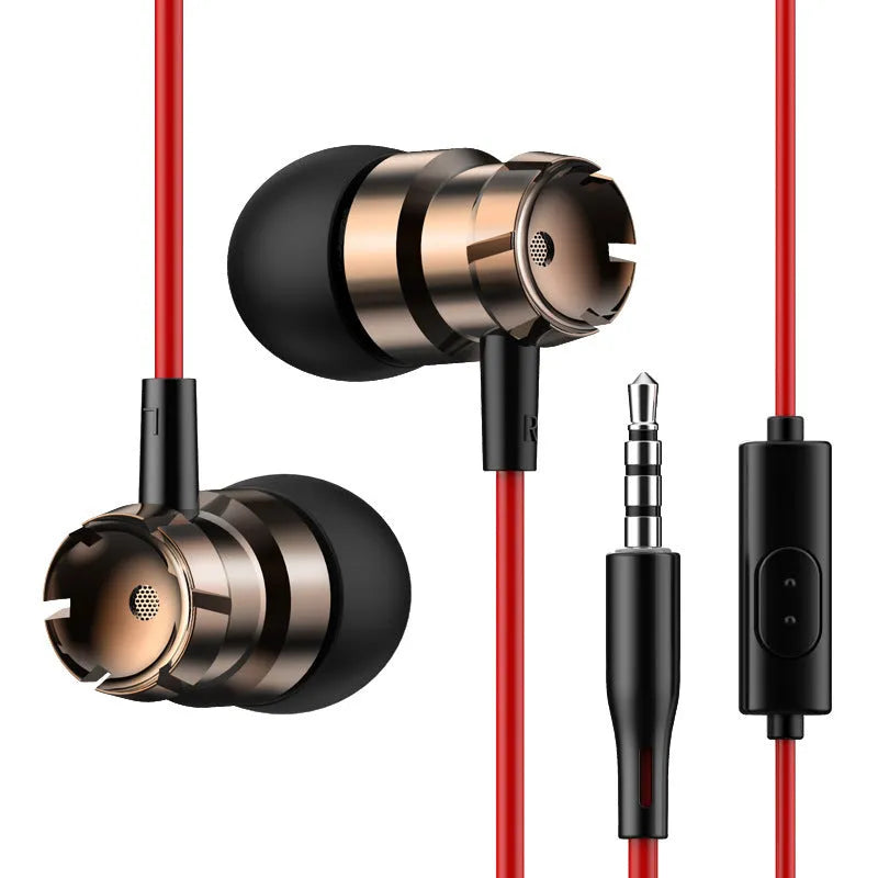 Turbo in-ear headphones with 3.5mm straight plug in multiple colour options