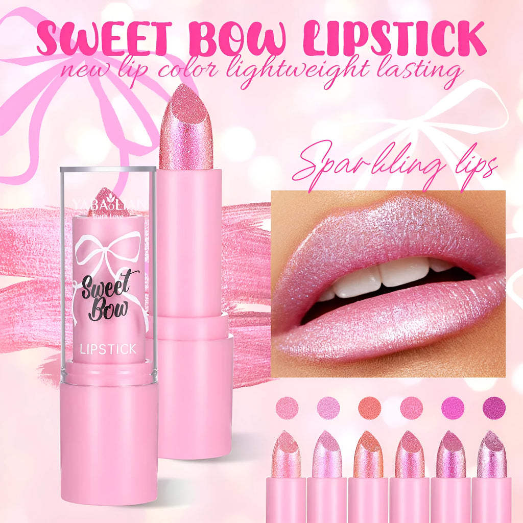 Sweetheart Bow XINGX Diamond Lipstick in Starlight Diamond series showing six colour options