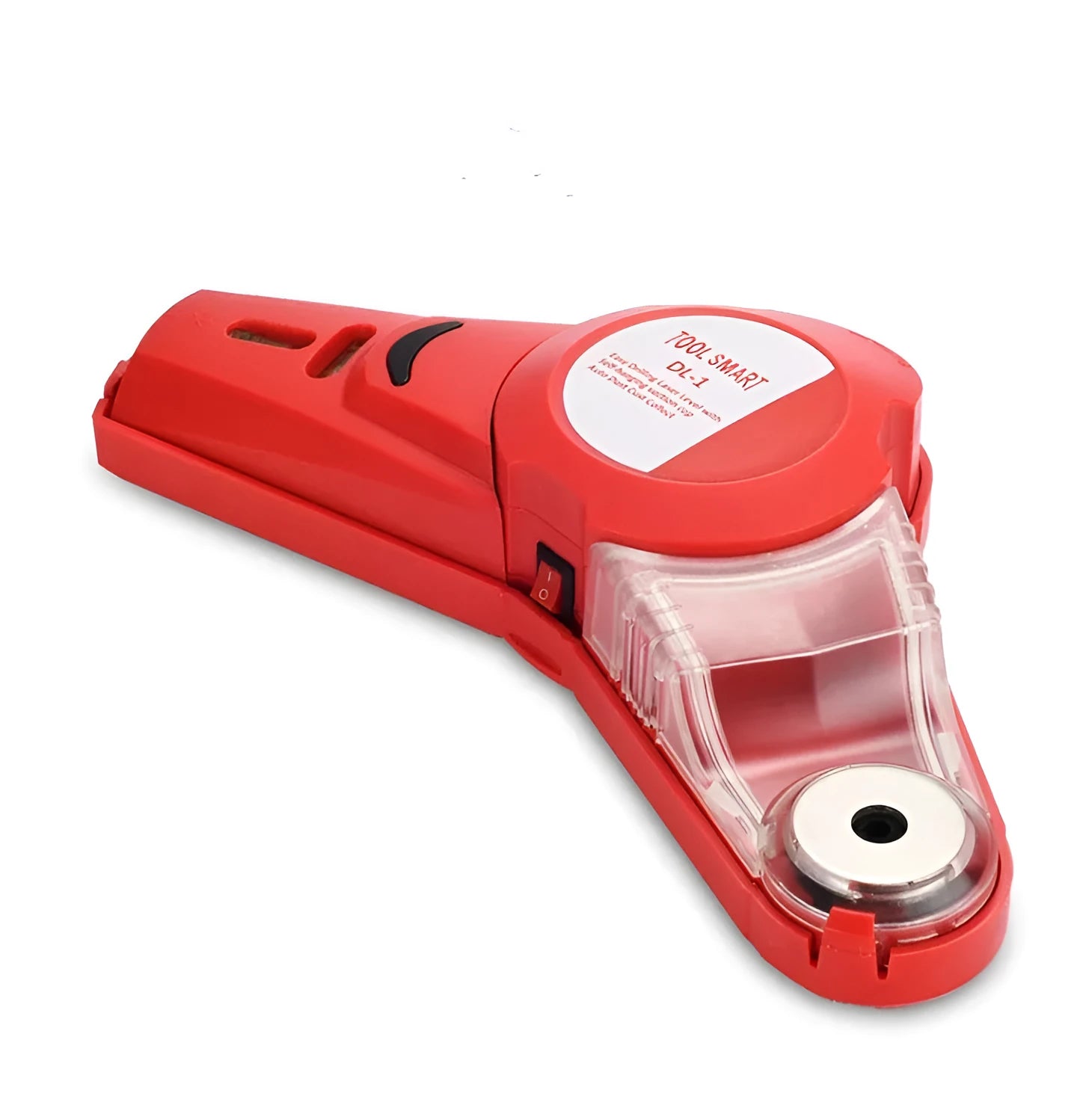 Red infrared laser level tool with punching positioning function for woodworking and decoration projects