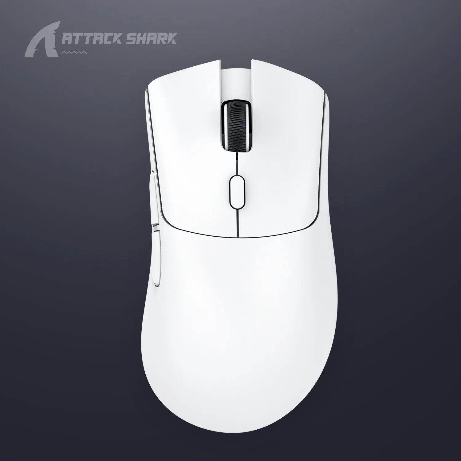 Attack Shark wireless Bluetooth mouse in black, red, or white colours with three-mode connectivity