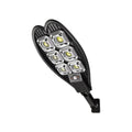 6-eye Sword design outdoor solar garden lamp with remote control on a white background.