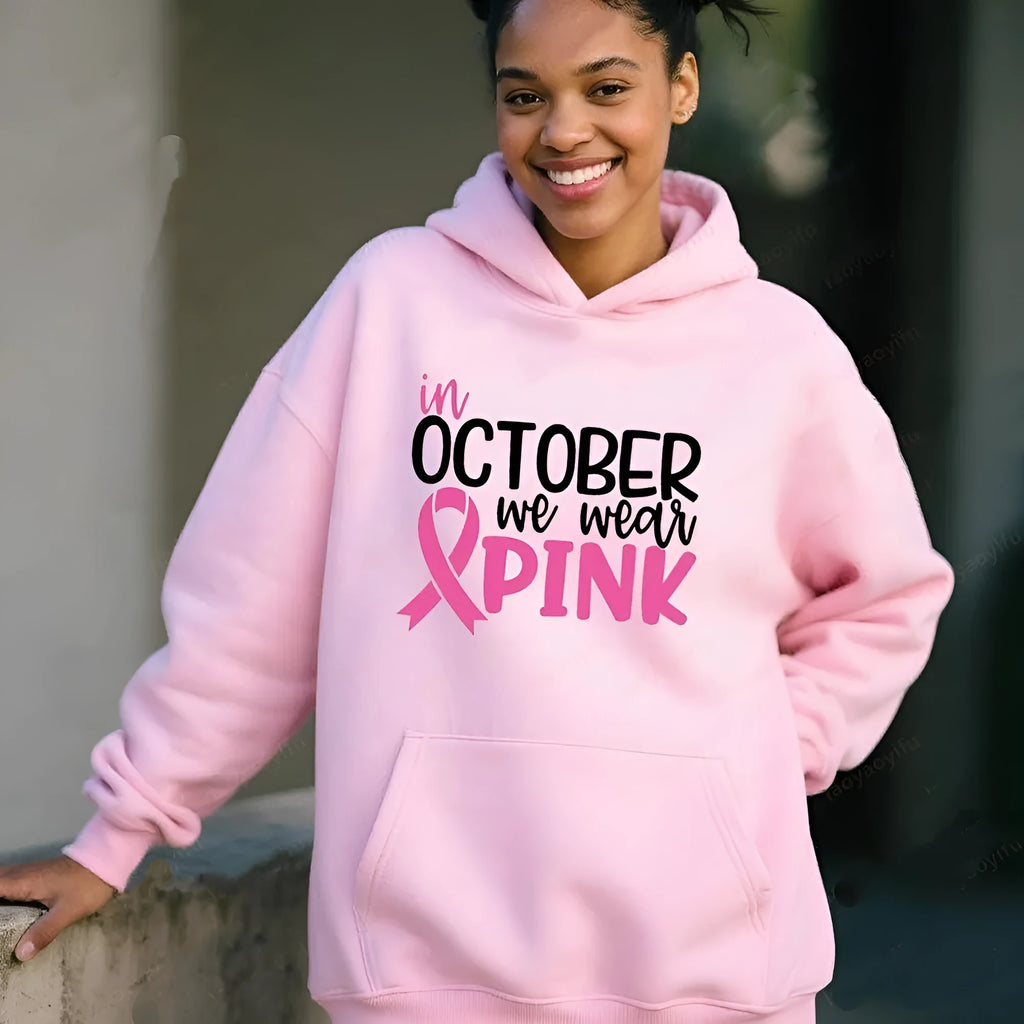 Pullover hoodie with 'I'm A Survivor' hot stamping print and side seam pockets in street fashion style