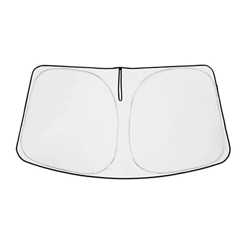 Silver aluminised car windshield sunshade for NOAH XOVY 90 series vehicles