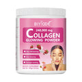 Collagen glowing powder herbal supplement drink mix for skin brightening and joint strength, 30 servings