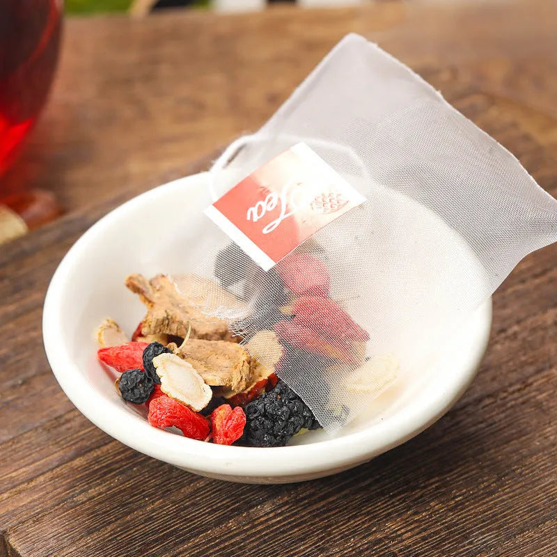 Box of Ginseng Black Wolfberry Tea showing 40 individual 5g sachets