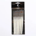 Pearl white art marker pens with nylon wool brush nibs for watercolour acrylic and oil painting