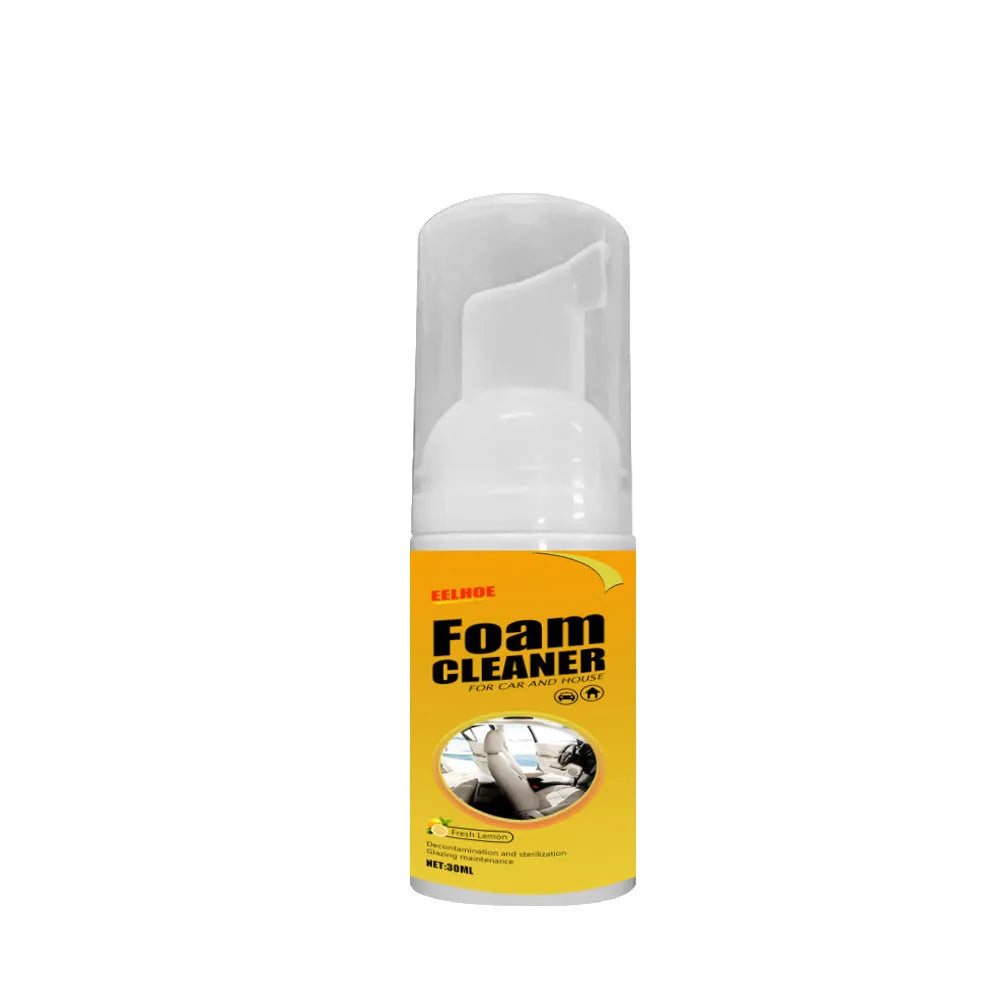 Car interior foam cleaner bottle 30ml for seats and fabric upholstery
