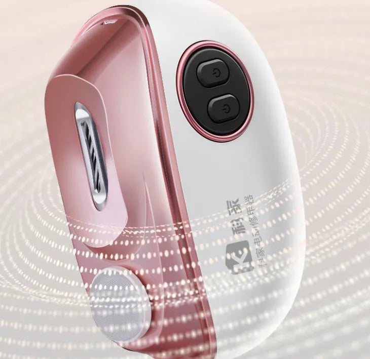 Electric nail clippers automatic trimmer in blue, orange and white colours with Type-C charging port