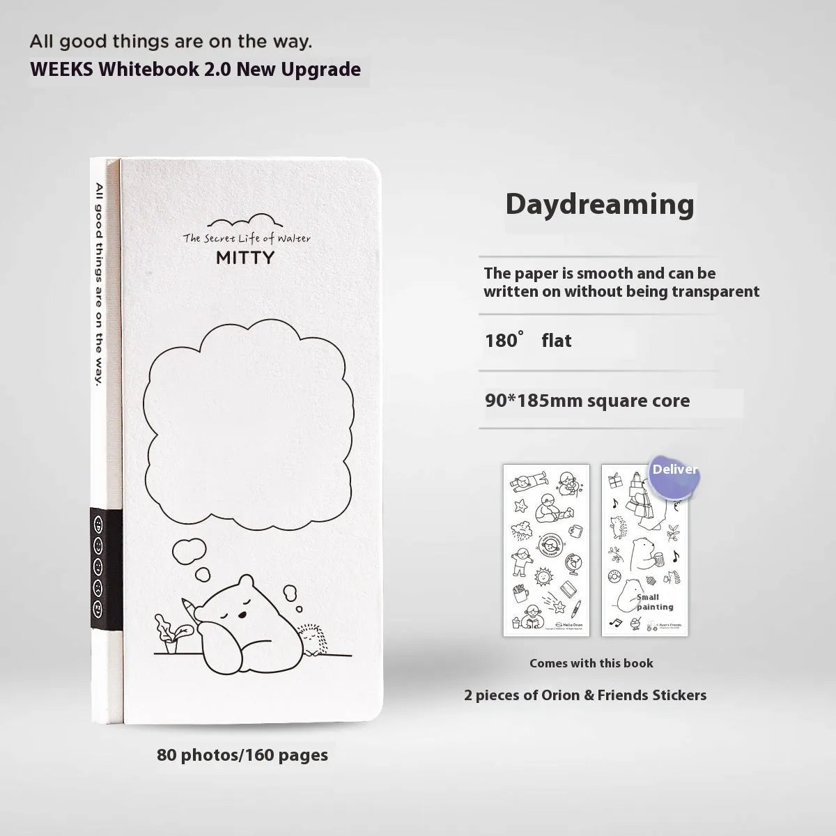 A5 simple plaid style paper notebook with mesh pattern cover, includes stickers.