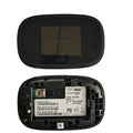 Black Mifi8000 4G portable wireless router with compact design for mobile internet access
