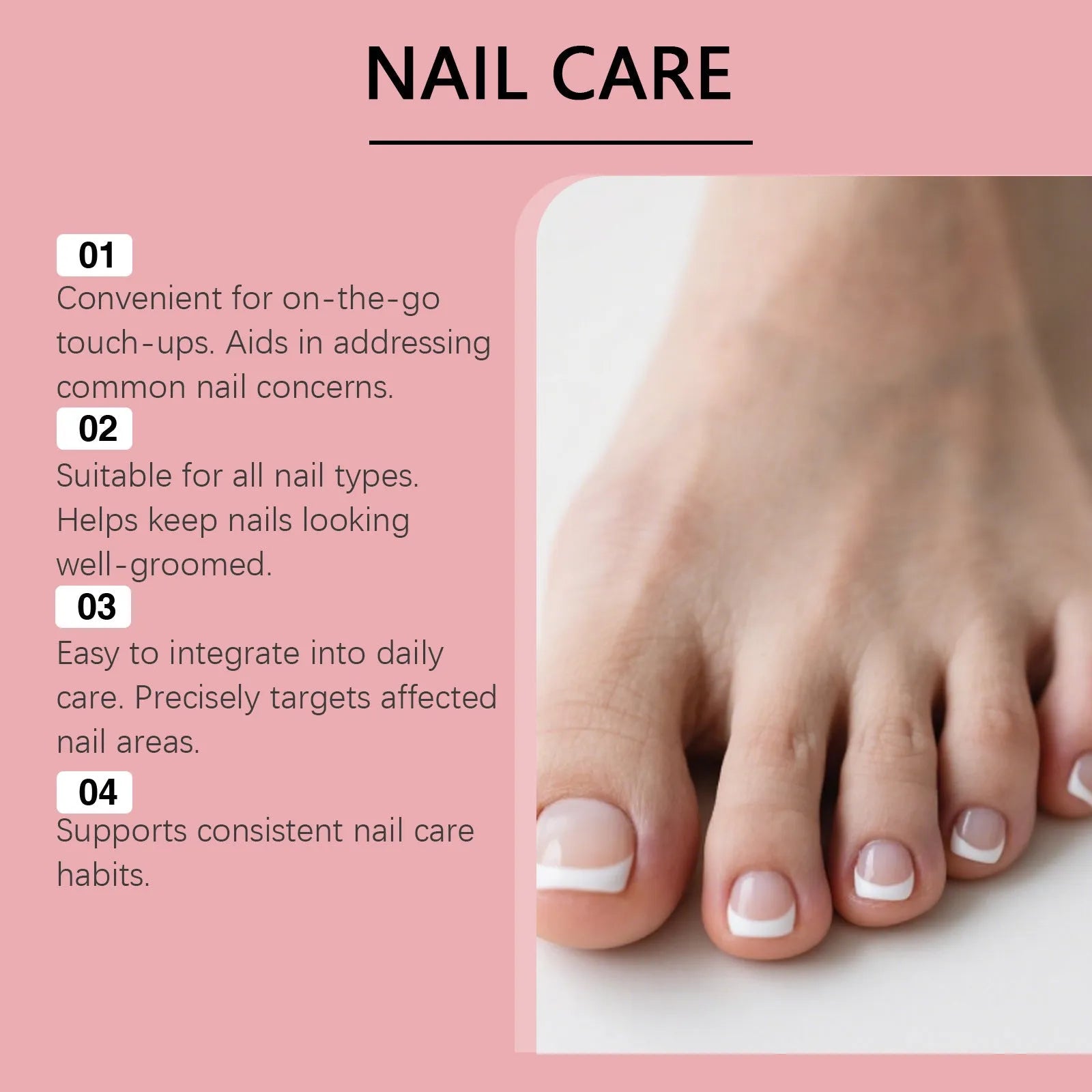 Nail Care Series pen set with nail care essence for daily nail nourishment and brightening