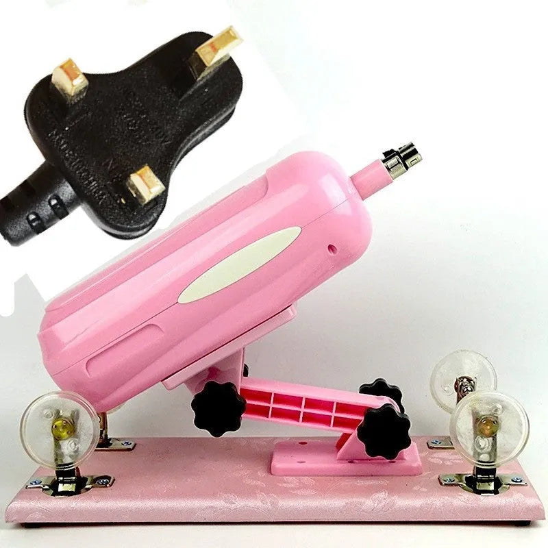 Bobb women's automatic telescopic thrusting sex toy in purple colour