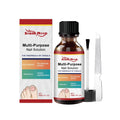 30ml bottle of nail care solution with tea tree oil and a nail file