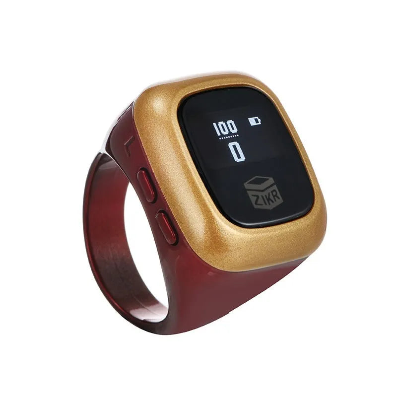 Al-Fatiha electronic digital tasbeeh counter in rose gold colour with digital display